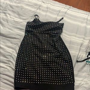 Short dress with bling